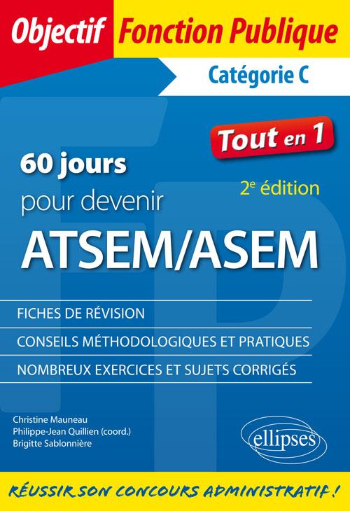 60 jours pour devenir ATSEM/ASEM. Catégorie C, 2e édition