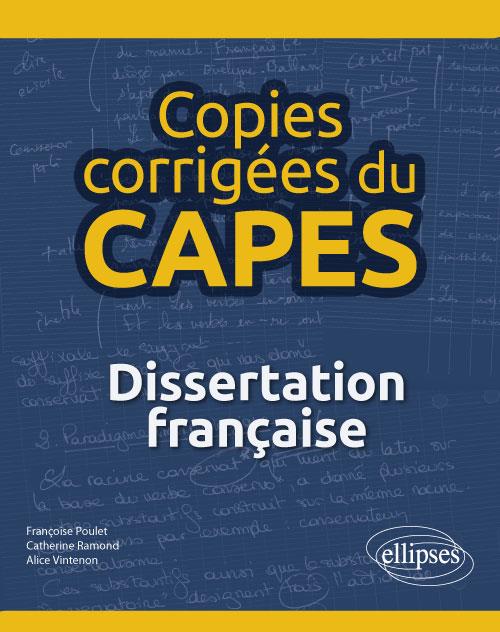Copies corrigées du CAPES. Composition française