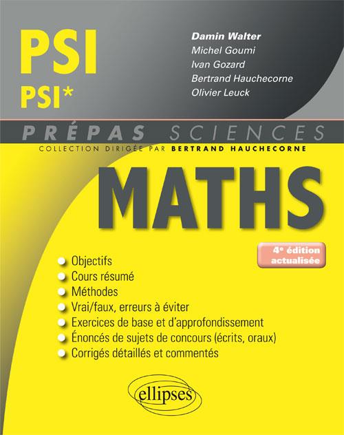 Mathématiques PSI/PSI*. 4e édition