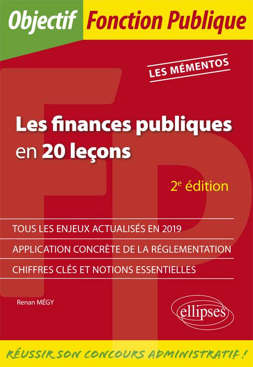 Les finances publiques en 20 leçons. 2e édition