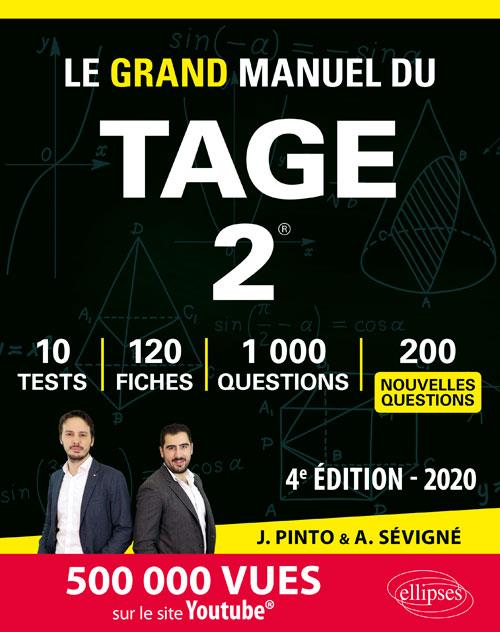 Le Grand Manuel du TAGE 2. Edition 2020