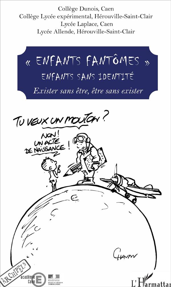 Enfants fantômes Enfants sans identité. Exister sans être, être sans exister