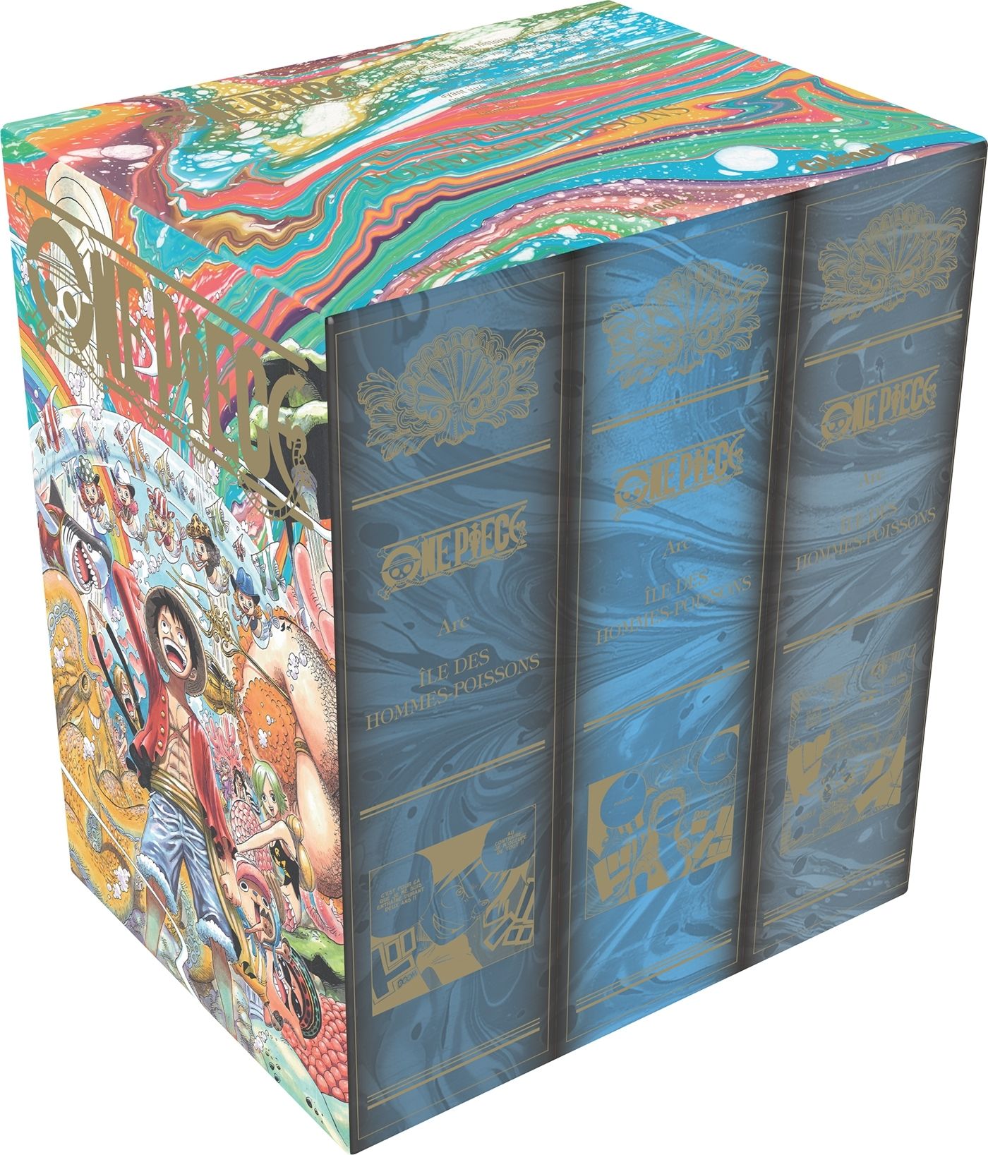 One Piece - Coffret PLEIN Ile des hommes-poissons : Tomes 62 à 70
