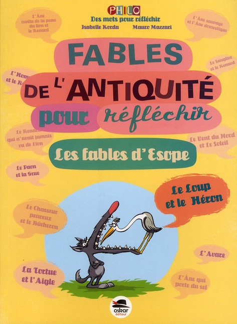 Fables de l'antiquité pour réfléchir. Les fables d'Esope