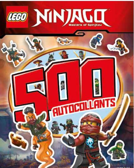 Lego Ninjago Masters of Spinjitzu - 500 autocollants
