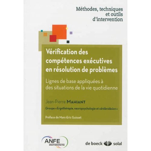 Vérification des compétences exécutives en résolution de problèmes. Lignes de base appliquées à des