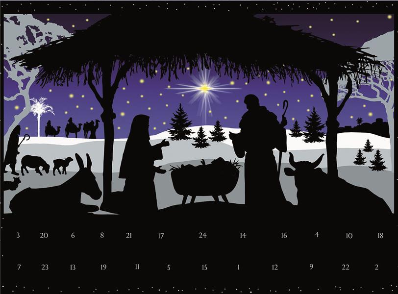 Calendrier de l'Avent Ombres et Lumière de Noël