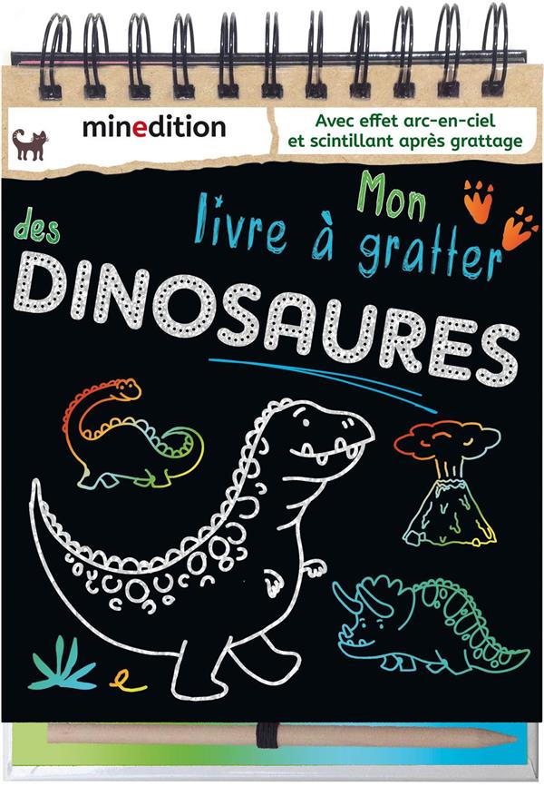 Mon livre à gratter des dinosaures