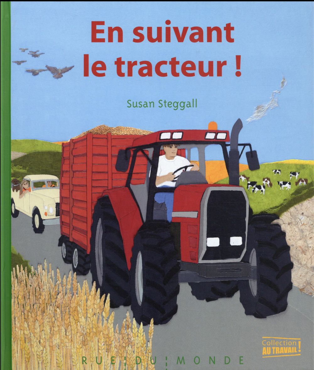 En suivant le tracteur !