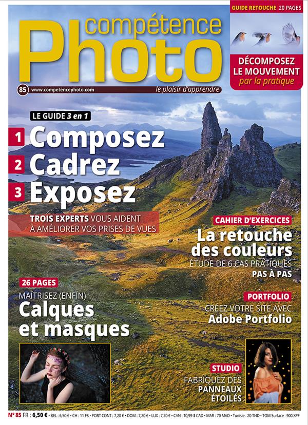 Compétence photo NR85 composez cadrez exposez