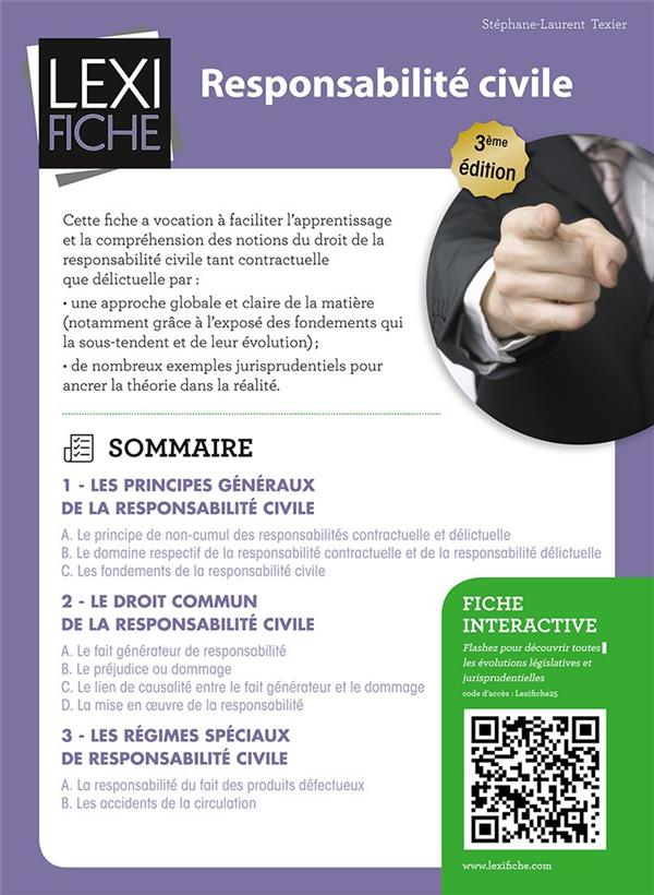 Responsabilité civile. 3e édition