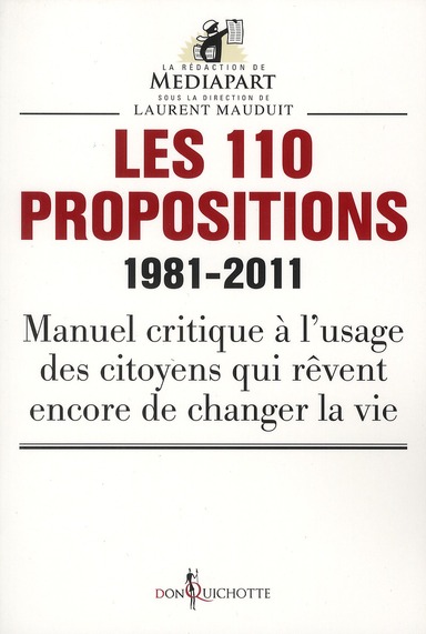 Les 110 propositions 1981-2011