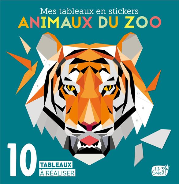 Animaux du zoo. 10 tableaux à réaliser