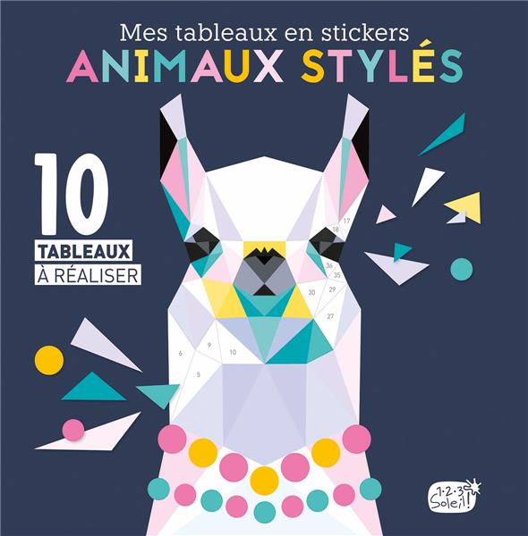 Animaux stylés. 10 tableaux à réaliser