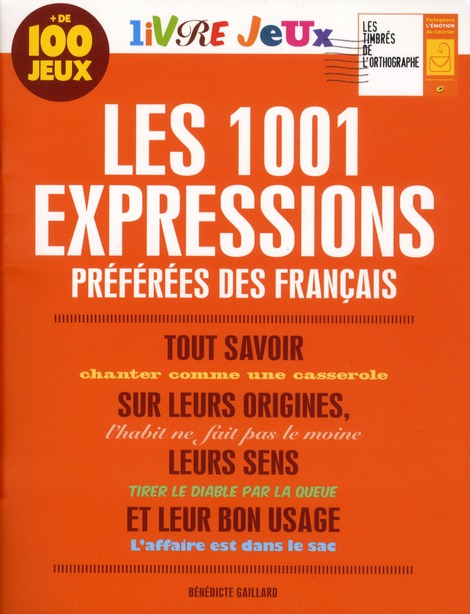 Les 1001 expressions préférées des Français. Livre jeux