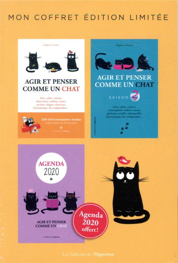 Coffret Agir et penser comme un chat en 2 volumes : Agir et penser comme un chat ; Agir et penser co