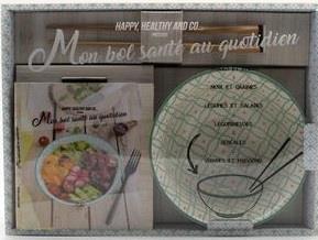 Mon bol santé au quotidien. Avec 1 bol et 2 baguettes