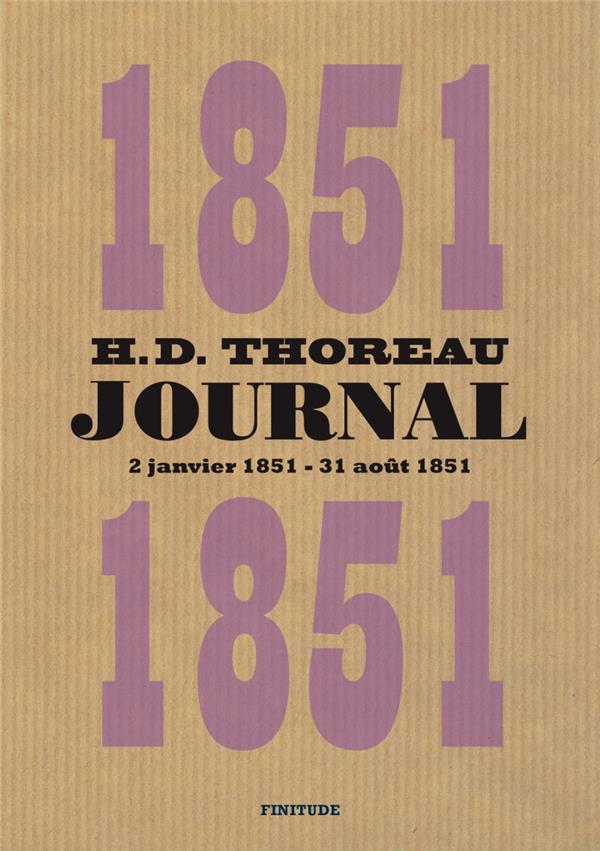 Journal. Volume 5, (2 janvier 1851 - 31 août 1851)