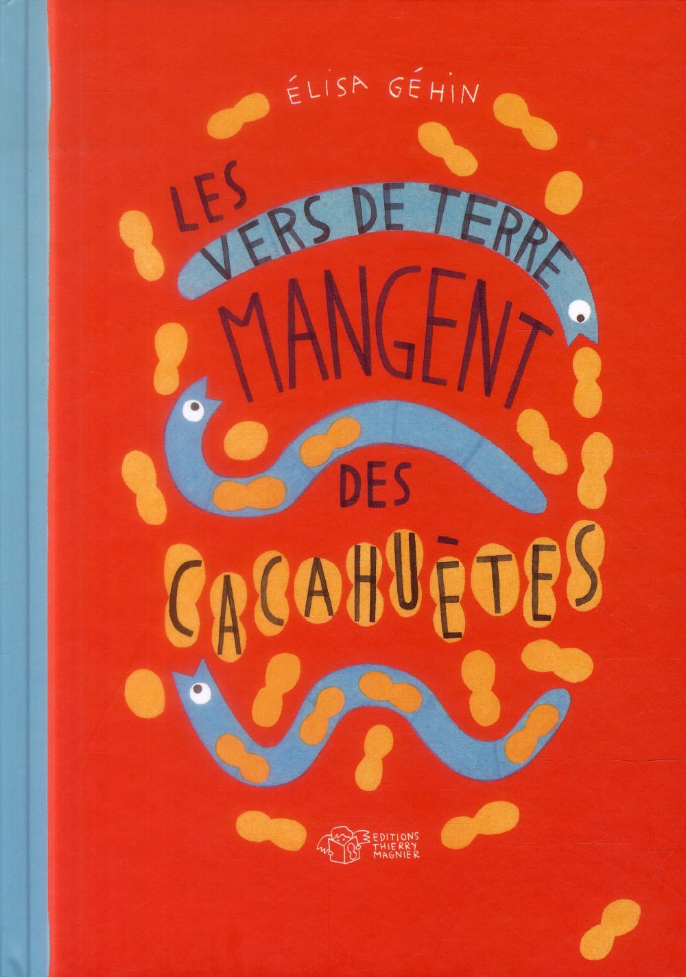Les vers de terre mangent des cacahuètes