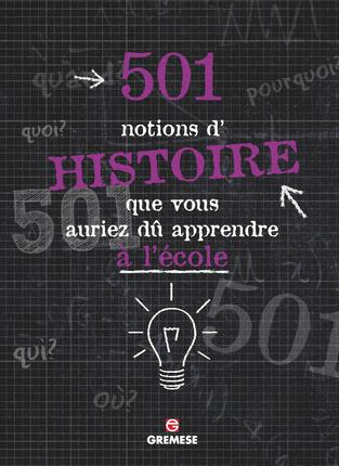501 notions d'Histoire que vous auriez dû apprendre à l'école