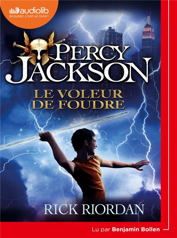 Percy Jackson Tome 1 : Le voleur de foudre. 1 CD audio MP3