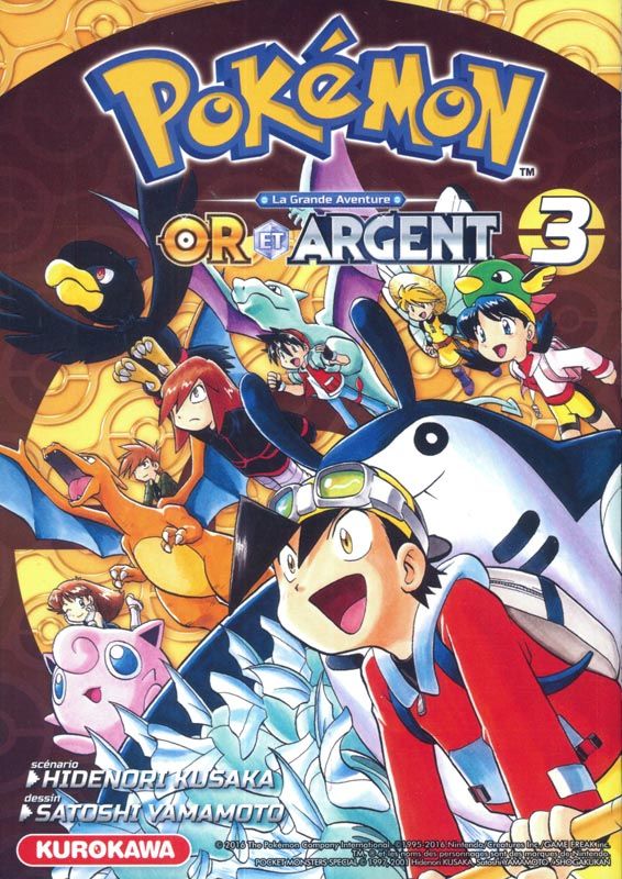 Pokémon la grande aventure : Or et argent Tome 3