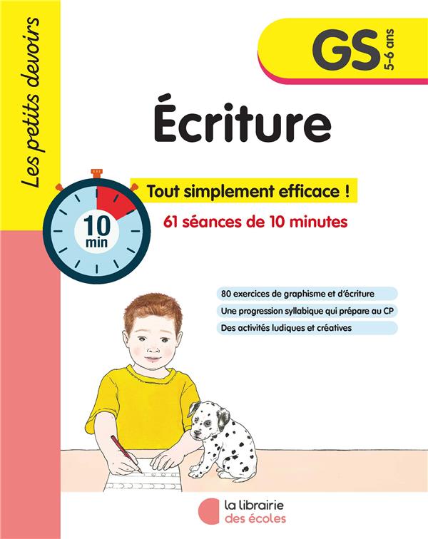 Ecriture GS. 61 séances de 10 minutes