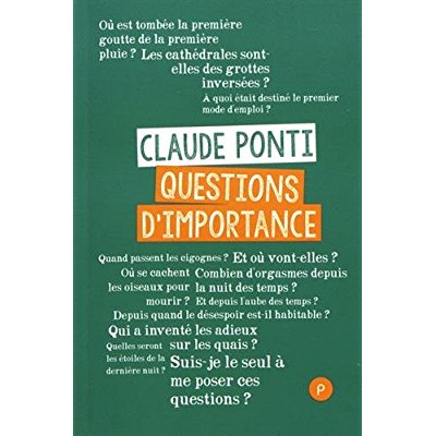 Questions d'importance