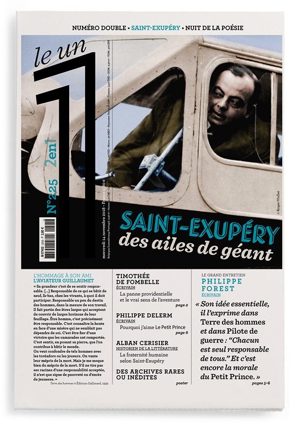 Le 1 N° 225, mercredi 14 novembre 2018 : Saint-Exupery des ailes de géant