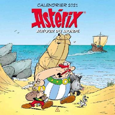 Calendrier mural Astérix autour du monde. Avec 130 stickers, Edition 2021
