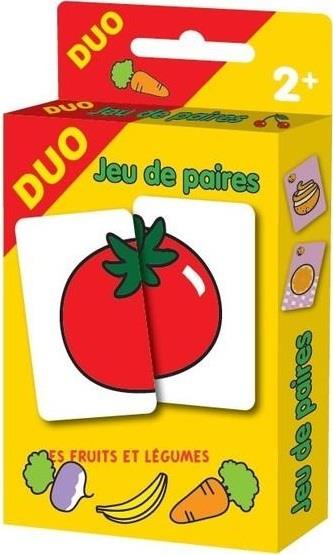 LES FRUITS ET LEGUMES - JEU DE PAIRES - CARTES DUO
