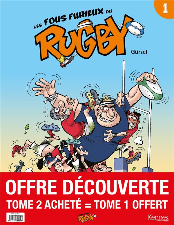 Les Fous furieux du rugby - Pack Tomes 1 et 2