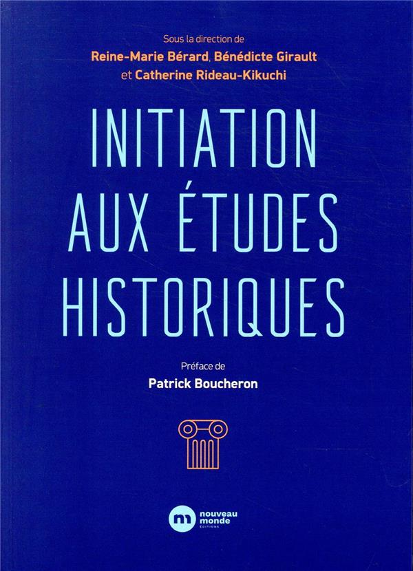 Initiation aux études historiques