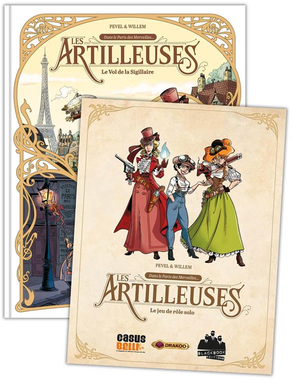 Les Artilleuses Tome 1 : Le vol de la Sigillaire. Avec le jeu de rôle solo offert