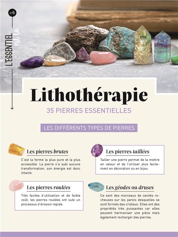 Lithothérapie. 35 pierres essentielles