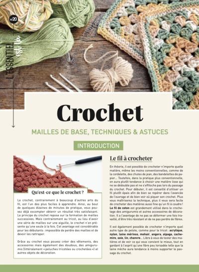 Crochet. Mailles de base, techniques & astuces