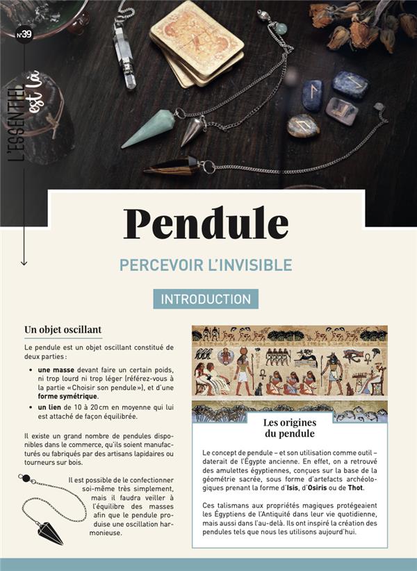 Pendules. Percevoir l'invisible
