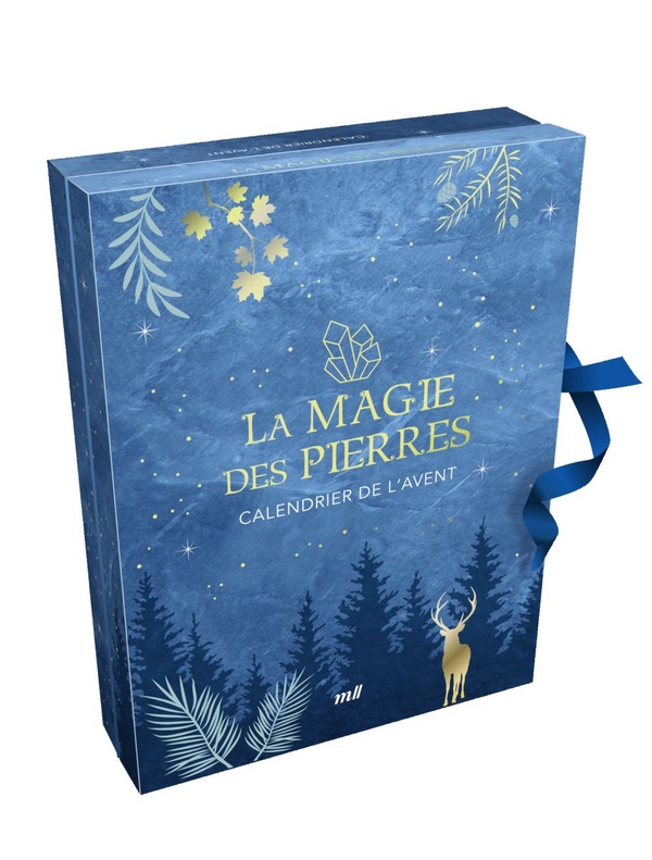 La magie des pierres. Calendrier de l'Avent. Coffret avec 22 pierres et 2 cadeaux surprises pour att