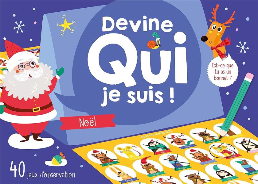 Devine qui je suis ! Joyeux Noël ! 40 jeux d'observation