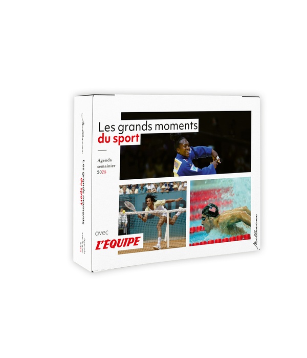 Agenda semainier L'Equipe : Plus beaux moments de sport. Edition 2025