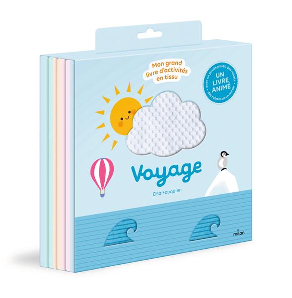 Voyage. Mon grand livre d'activités en tissu