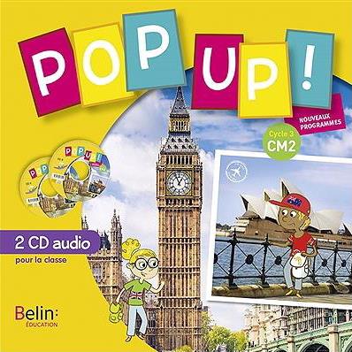 Pop up ! CM2. 2 CD audio
