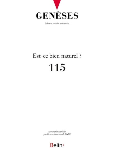 Genèses N° 115 : Est-ce bien naturel ?