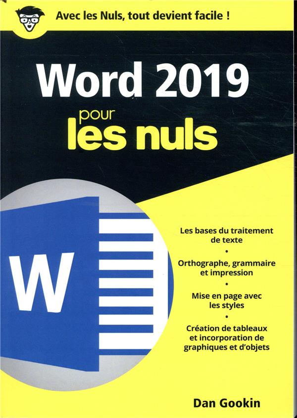 Word 2019 pour les Nuls