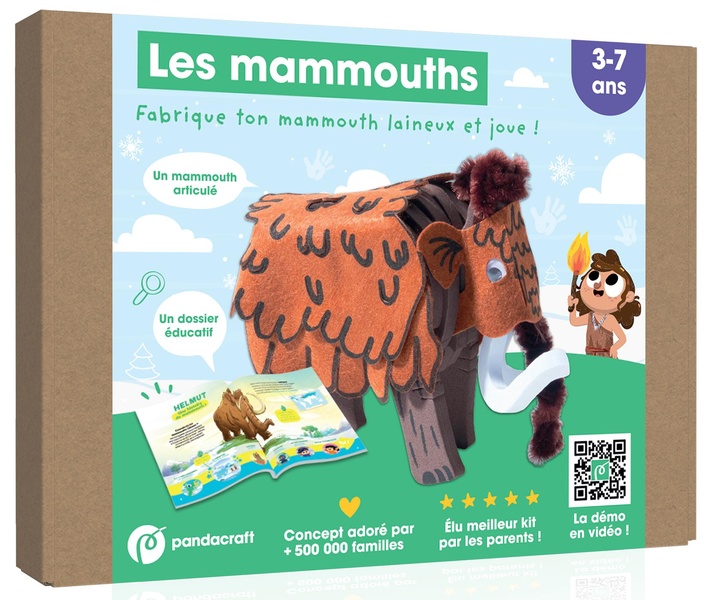Les mammouths. Créé ton mammouth laineux et joue !