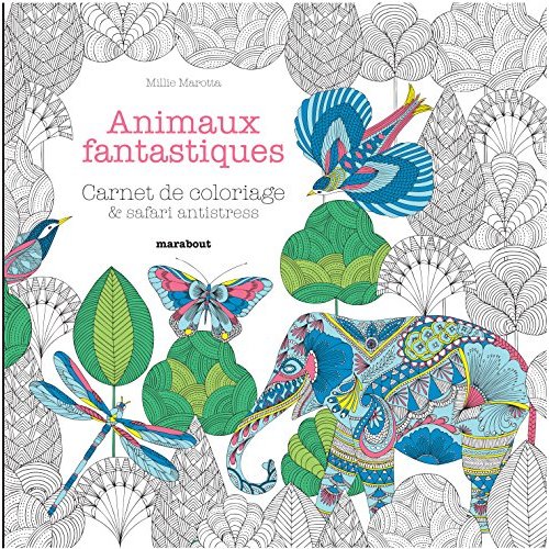 Animaux fantastiques/Le royaume des animaux. Carnet de coloriage & safari antistress