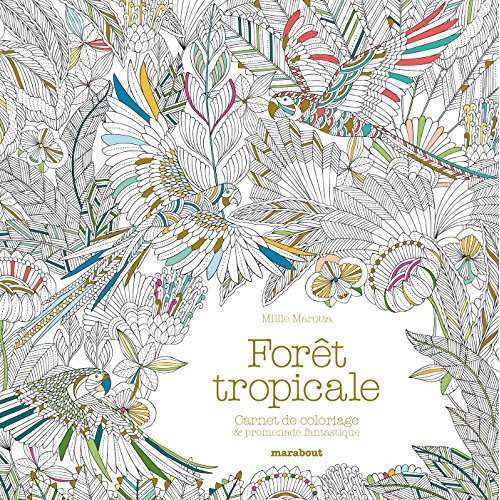 Forêt tropicale. Carnet de coloriage & aventure antistress