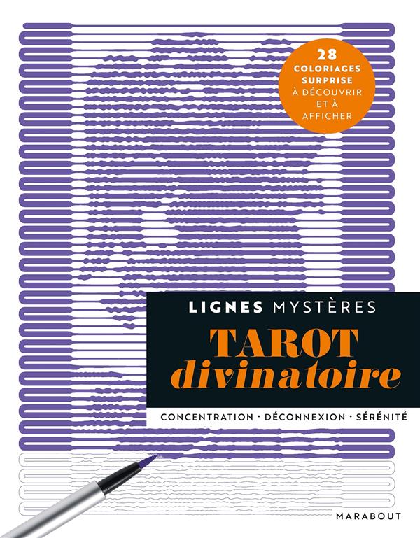 Tarot divinatoire. 28 coloriages surprise à découvrir et à afficher