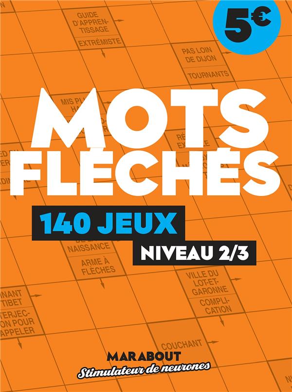 CAHIER DE JEUX MOTS FLECHES