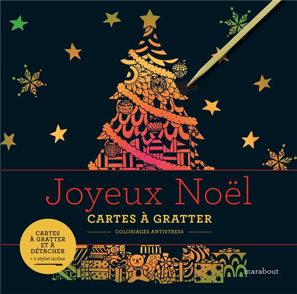 Joyeux Noël. Cartes à gratter et à détacher. Avec 1 stylet inclus